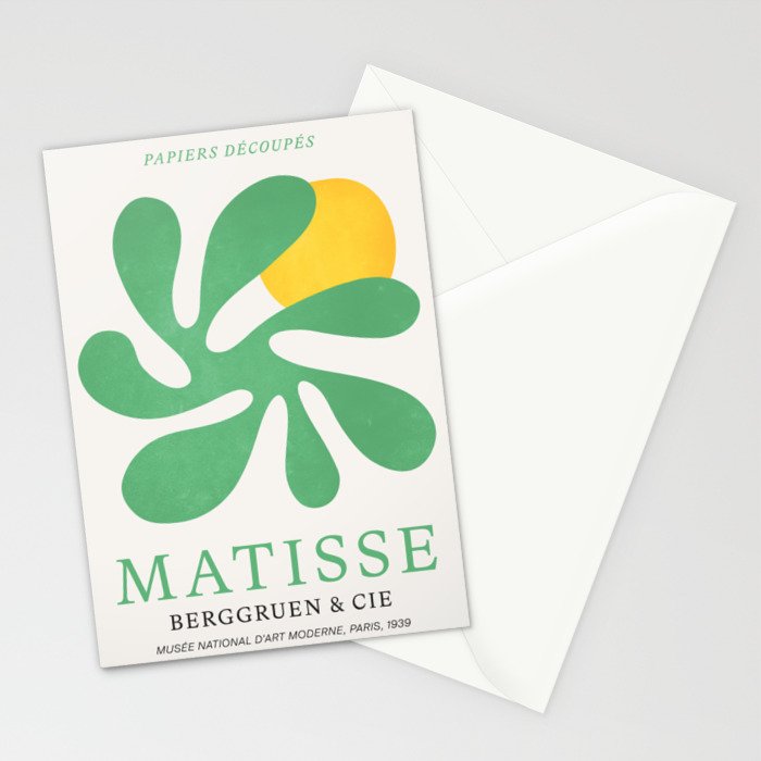 Star Leaf: Matisse Paper Cutouts VI Stationery Card Gallery Image 2