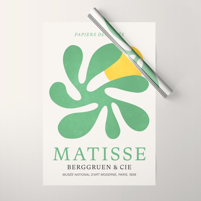 Star Leaf: Matisse Paper Cutouts VI Wrapping Paper Gallery Image 1
