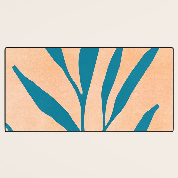 Exploring The Southwest - Orange and Teal Modernist Landscape Desk Mat Gallery Image 3