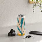 Exploring The Southwest - Orange and Teal Modernist Landscape Water Bottle Gallery Image 4