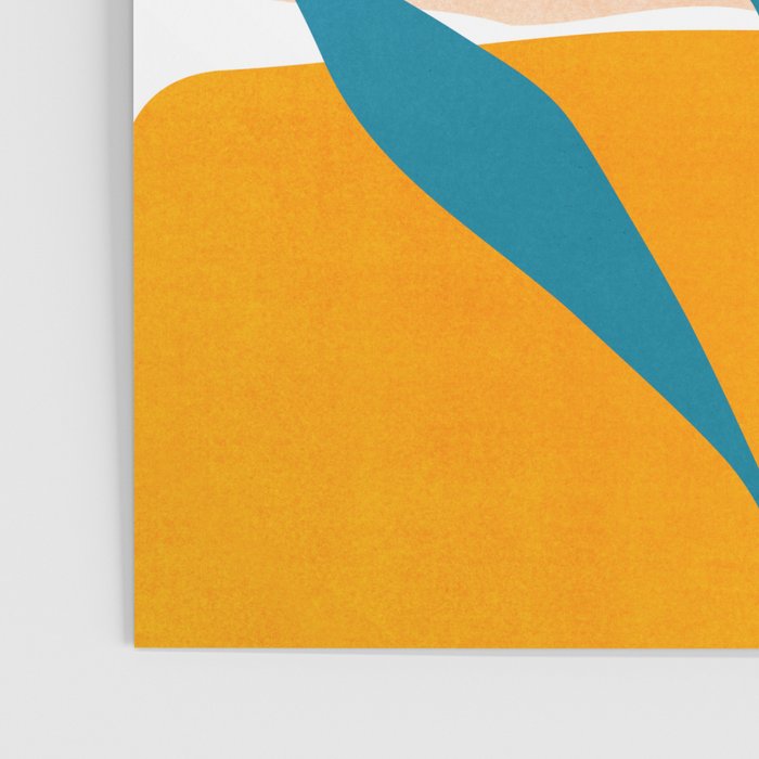 Exploring The Southwest - Orange and Teal Modernist Landscape Poster Gallery Image 3