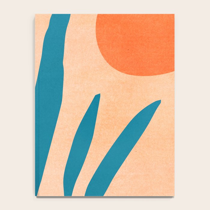 Exploring The Southwest - Orange and Teal Modernist Landscape Notebook Gallery Image 4