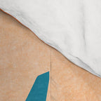 Exploring The Southwest - Orange and Teal Modernist Landscape Comforter Gallery Image 4