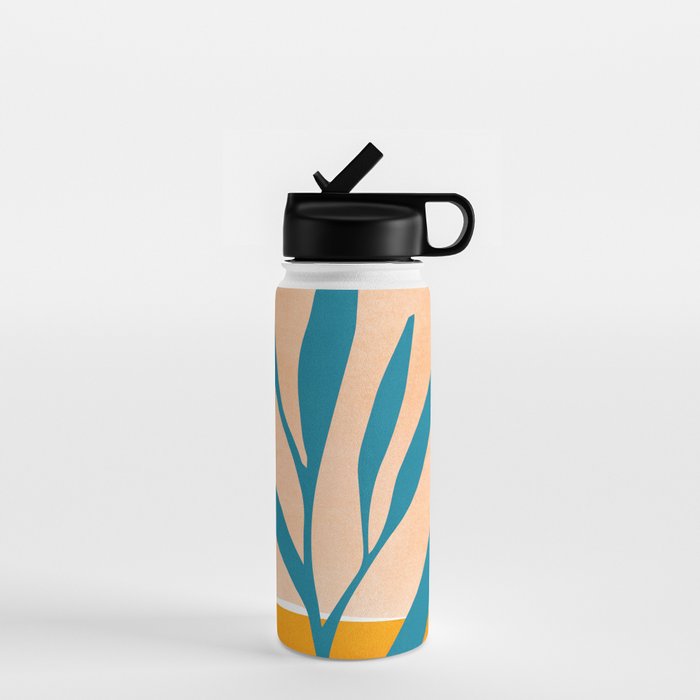 Exploring The Southwest - Orange and Teal Modernist Landscape Water Bottle Gallery Image 1