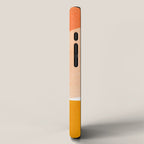 Exploring The Southwest - Orange and Teal Modernist Landscape iPhone Case Gallery Image 2