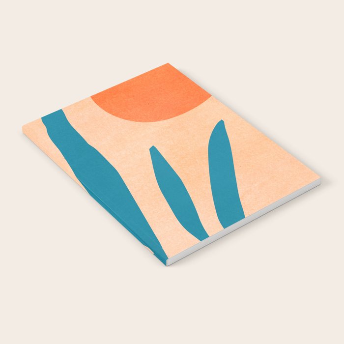 Exploring The Southwest - Orange and Teal Modernist Landscape Notebook Gallery Image 1