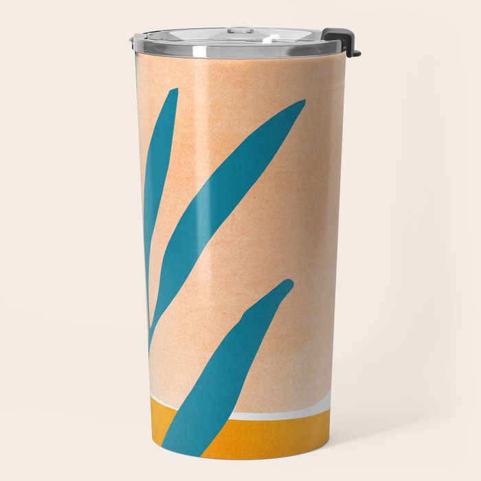 Exploring The Southwest - Orange and Teal Modernist Landscape Travel Mug Gallery Image 2