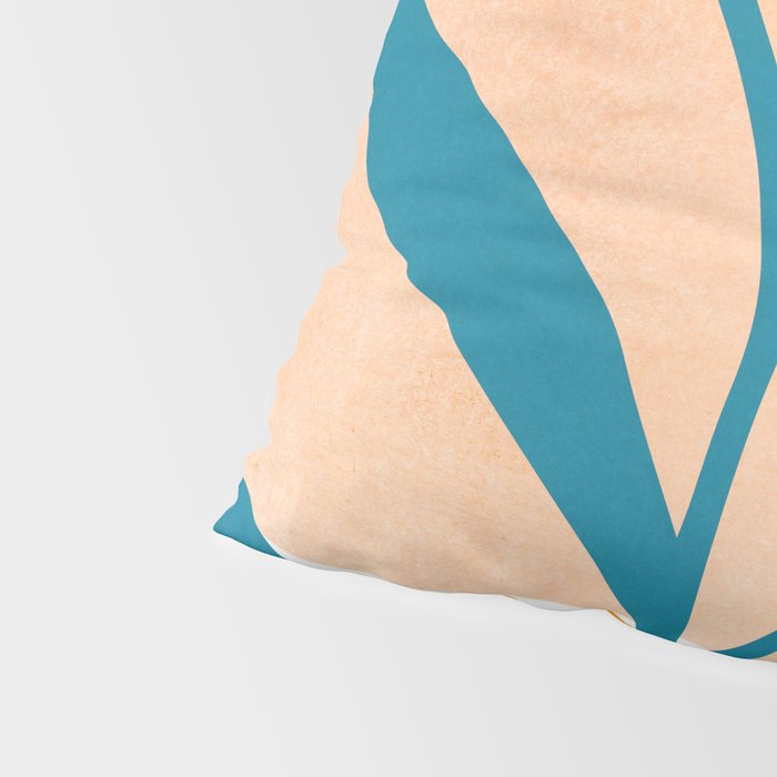 Exploring The Southwest - Orange and Teal Modernist Landscape Pillow Sham Gallery Image 4