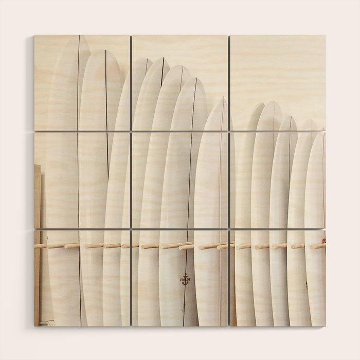 Surfboards Wood Wall Art Gallery Image 1