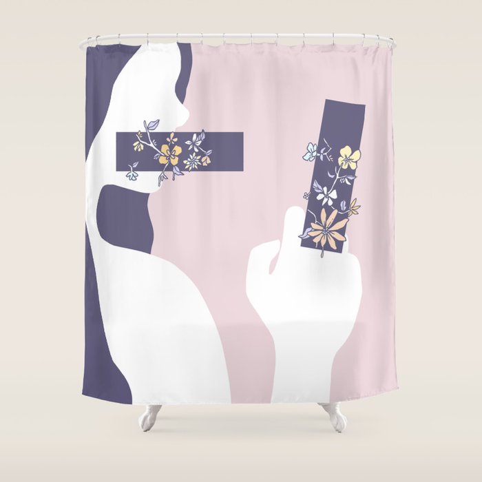 Encumbered Exploration of Existence (Unwritten Honesty) Shower Curtain Gallery Image 1
