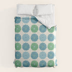 Retro Summer Daisies VI Comforter Gallery Image 6
