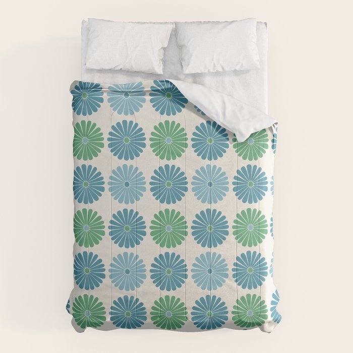 Retro Summer Daisies VI Comforter Gallery Image 6