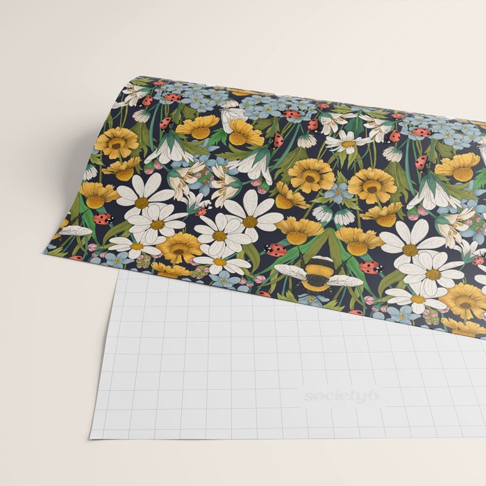 Beehaven in Bloom Wrapping Paper Gallery Image 2
