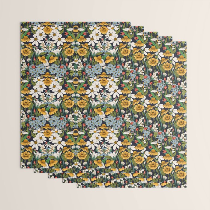 Beehaven in Bloom Wrapping Paper Gallery Image 3