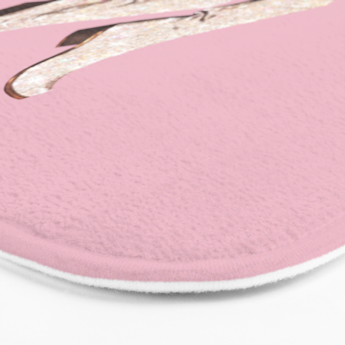 These Boots - Glitter Pink II Bath Mat Gallery Image 3