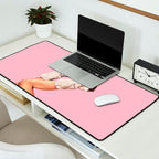 These Boots - Glitter Pink II Desk Mat Gallery Image 2