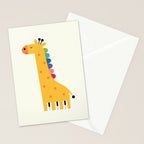 Giraffe Piano Stationery Card Gallery Image 2