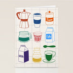 Cafe time Stationery Card Gallery Image 2