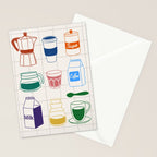 Cafe time Stationery Card Gallery Image 2