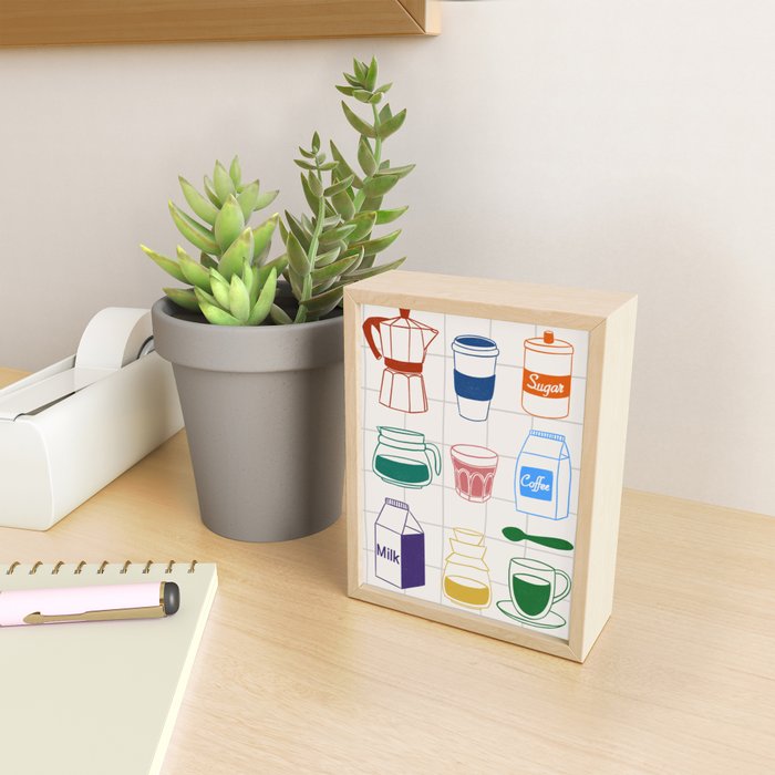 Cafe time Mini Art Print Gallery Image 2