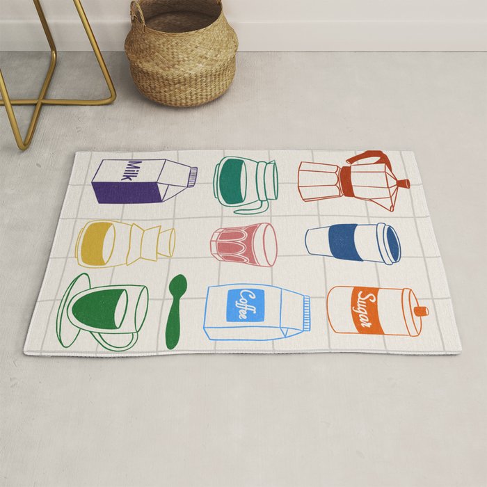 Cafe time Rug Gallery Image 1