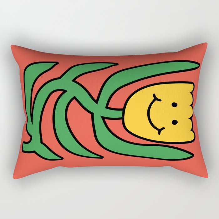 THE FLOWER OF JOY 01 Rectangular Pillow Gallery Image 1