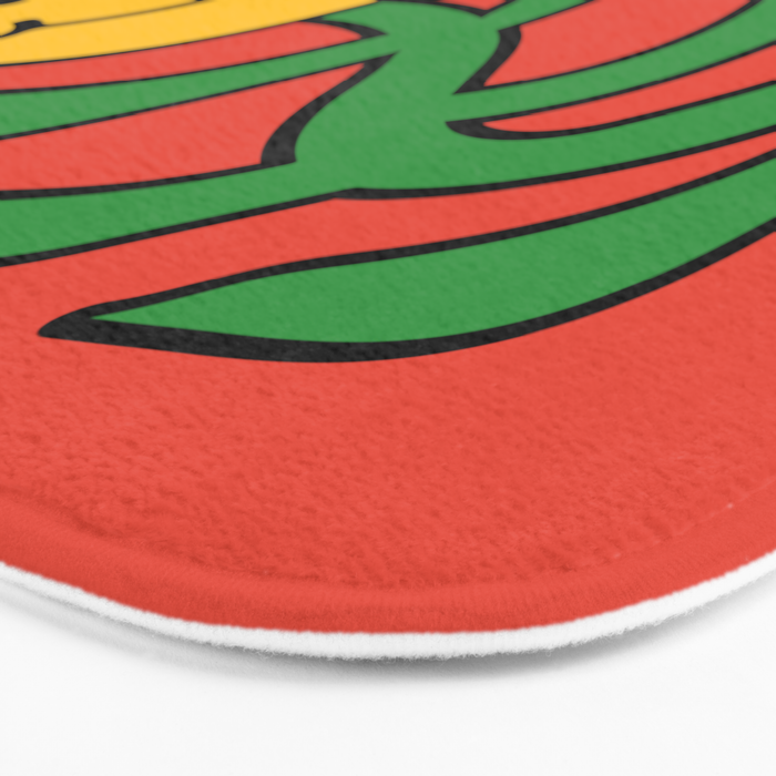 THE FLOWER OF JOY 01 Bath Mat Gallery Image 3