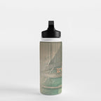 Hoshi Onsen Hot Spa - Vintage Japanese Woodblock Print Art By Hasui Kawase Water Bottle Gallery Image 3