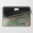 Hoshi Onsen Hot Spa - Vintage Japanese Woodblock Print Art By Hasui Kawase Laptop Sleeve Gallery Image 2