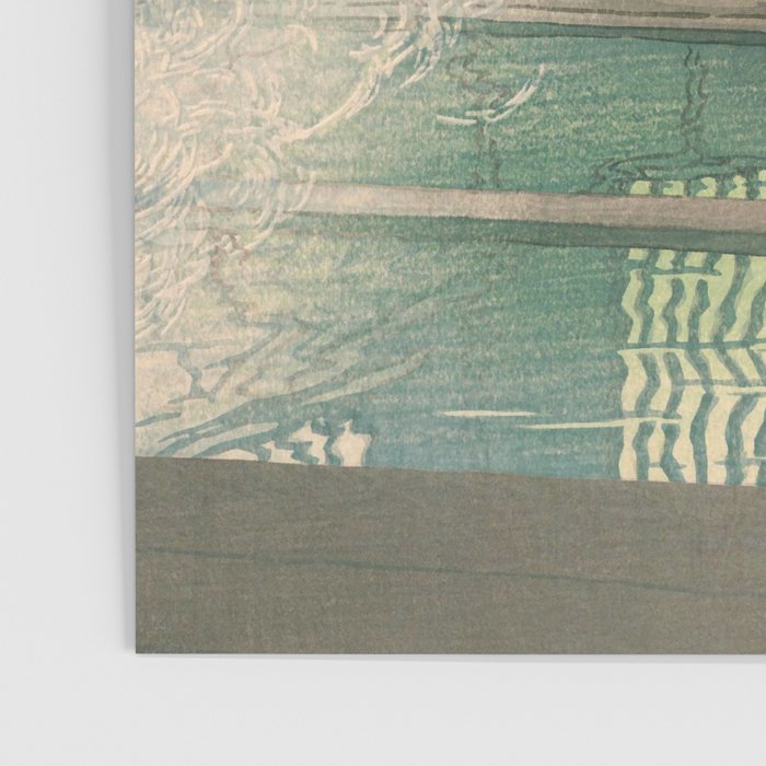 Hoshi Onsen Hot Spa - Vintage Japanese Woodblock Print Art By Hasui Kawase Poster Gallery Image 3