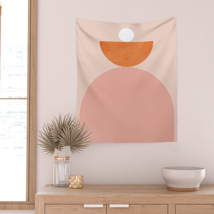 Abstraction_Balance_Minimalism_003 Wall Tapestry Gallery Image 2