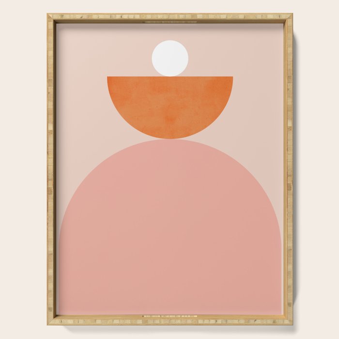 Abstraction_Balance_Minimalism_003 Serving Tray Gallery Image 1