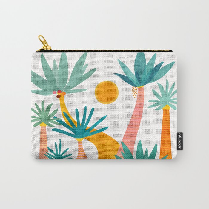 Jungle Adventure / Whimsical Tropics Series Carry All Pouch Gallery Image 1