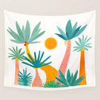 Jungle Adventure / Whimsical Tropics Series Wall Tapestry Gallery Image 4