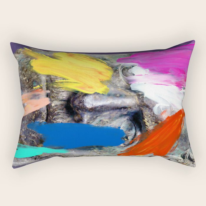 Composition 743 Rectangular Pillow Gallery Image 1