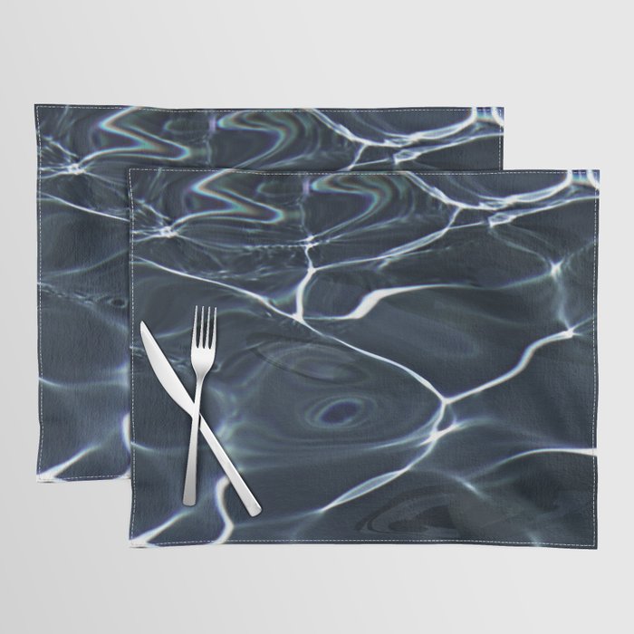 DARK BLUE -  WATER Placemat Gallery Image 1
