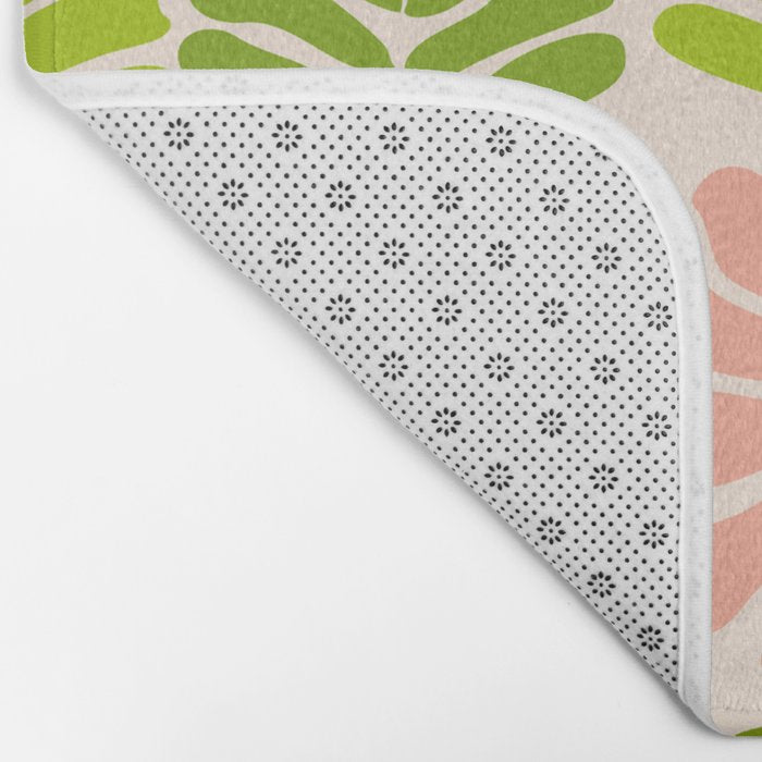 Minimalist Floral Art  Bath Mat Gallery Image 2