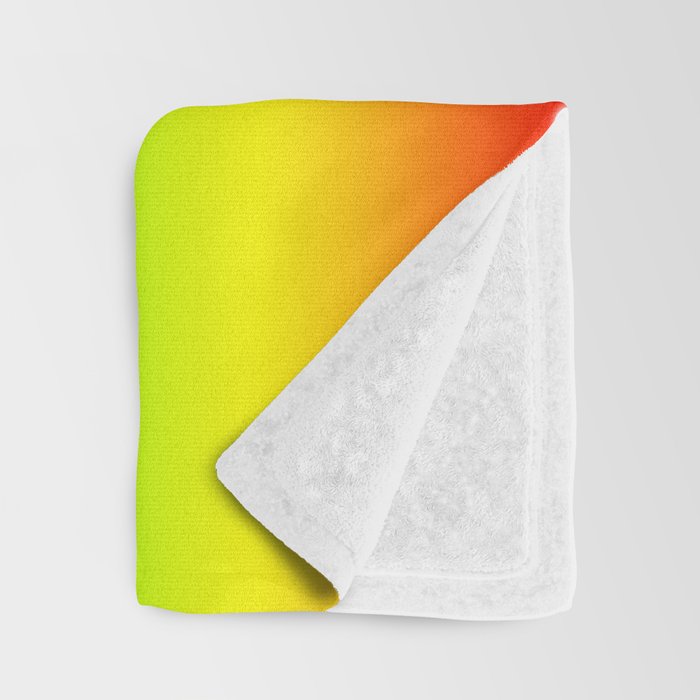 Modern Bright Rainbow Colors Ombre Throw Blanket Gallery Image 3