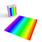 Modern Bright Rainbow Colors Ombre Jigsaw Puzzle Gallery Image 2