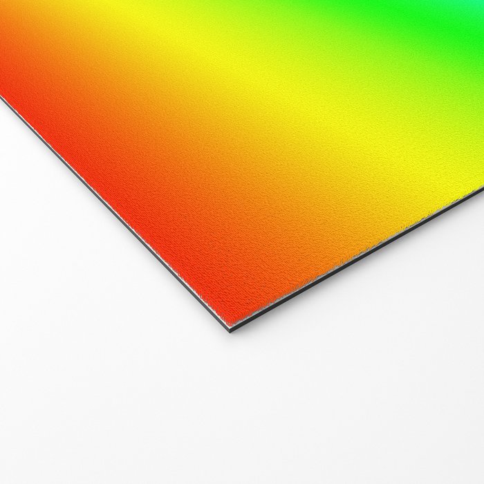 Modern Bright Rainbow Colors Ombre Welcome Mat Gallery Image 2