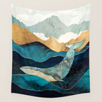 Blue Whale Wall Tapestry Gallery Image 4