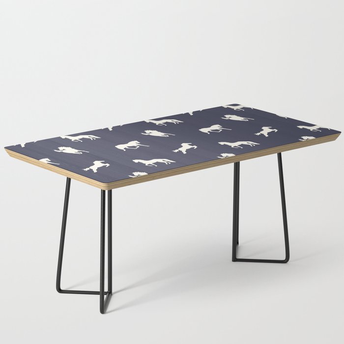 Horse Print (Navy Slate) Coffee Table Gallery Image 1
