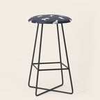 Horse Print (Navy Slate) Stool Gallery Image 1