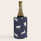 Horse Print (Navy Slate) Wine Chiller Gallery Image 3