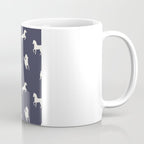 Horse Print (Navy Slate) Coffee Mug Gallery Image 1