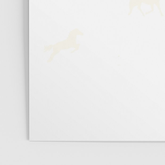 Horse Print (Navy Slate) Poster Gallery Image 3