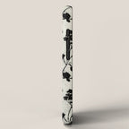 Black & White Vintage Florals iPhone Case Gallery Image 2