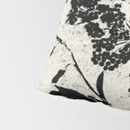 Black & White Vintage Florals Pillow Sham Gallery Image 4