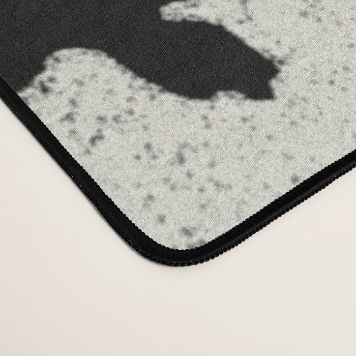 Black & White Vintage Florals Desk Mat Gallery Image 4