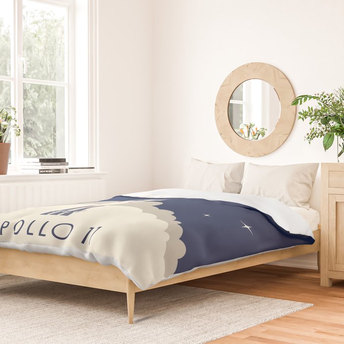 Apollo 11 Space - Saturn Rocket A Duvet Cover Gallery Image 2